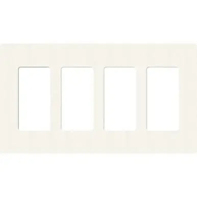 Lutron SC-4 Claro Accessories Satin, 4-Gang Wall Plate - Ready Wholesale Electric Supply and Lighting