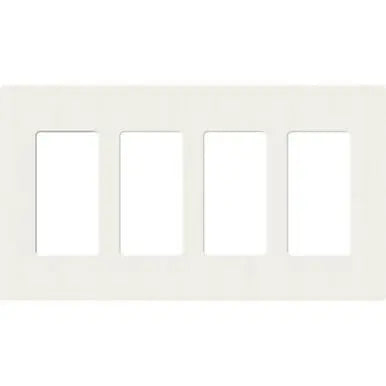 Lutron SC-4 Claro Accessories Satin, 4-Gang Wall Plate - Ready Wholesale Electric Supply and Lighting