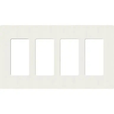 Lutron SC-4 Claro Accessories Satin, 4-Gang Wall Plate - Ready Wholesale Electric Supply and Lighting