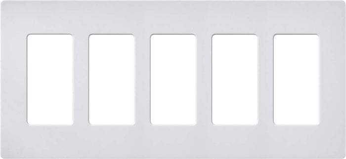 Lutron SC-5 Claro Accessories Satin, 5-Gang Wall Plate - Ready Wholesale Electric Supply and Lighting
