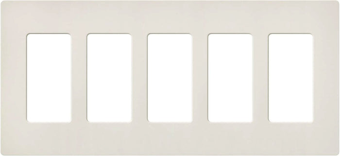Lutron SC-5 Claro Accessories Satin, 5-Gang Wall Plate - Ready Wholesale Electric Supply and Lighting