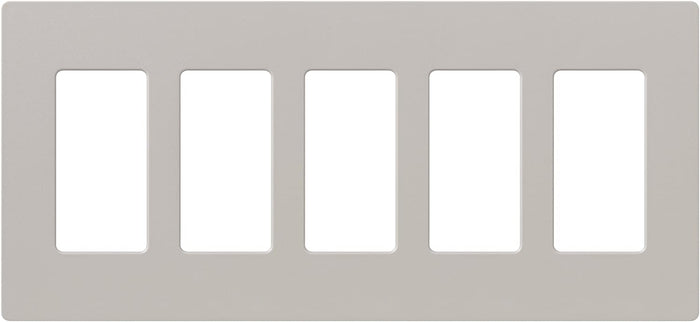 Lutron SC-5 Claro Accessories Satin, 5-Gang Wall Plate - Ready Wholesale Electric Supply and Lighting