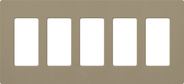 Lutron SC-5 Claro Accessories Satin, 5-Gang Wall Plate - Ready Wholesale Electric Supply and Lighting