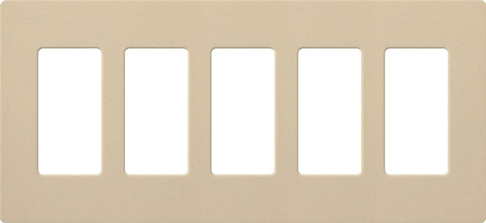 Lutron SC-5 Claro Accessories Satin, 5-Gang Wall Plate - Ready Wholesale Electric Supply and Lighting