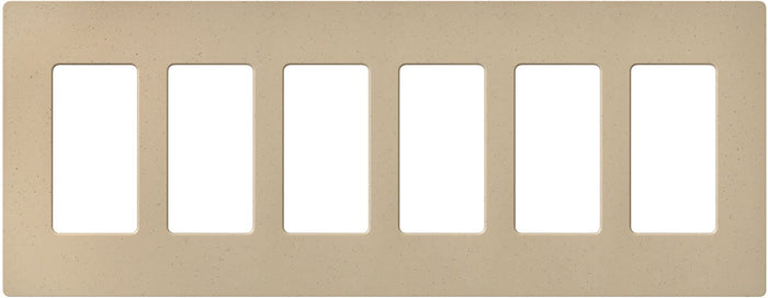 Lutron SC-6 Claro Accessories Satin, 6-Gang Wall Plate - Ready Wholesale Electric Supply and Lighting