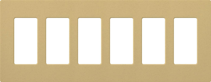 Lutron SC-6 Claro Accessories Satin, 6-Gang Wall Plate - Ready Wholesale Electric Supply and Lighting
