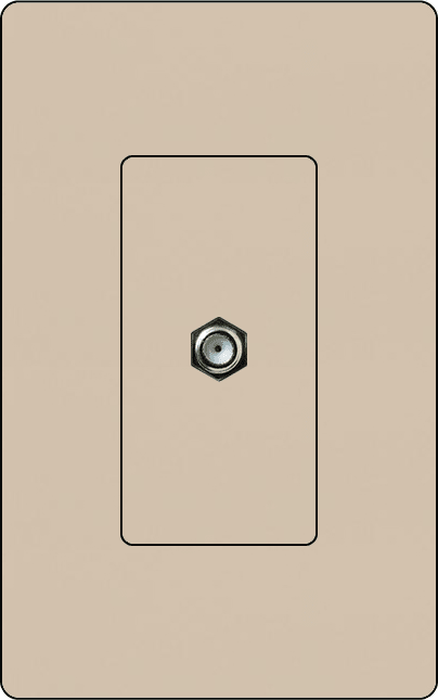 Lutron SC-CJ Designer Style (Satin) Cable Jack - Ready Wholesale Electric Supply and Lighting
