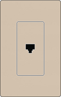 Lutron SC-PJ Designer Style (Satin) Phone Jack - Ready Wholesale Electric Supply and Lighting