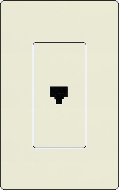Lutron SC-PJ Designer Style (Satin) Phone Jack - Ready Wholesale Electric Supply and Lighting