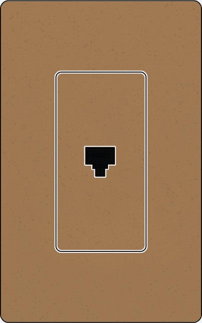 Lutron SC-PJ Designer Style (Satin) Phone Jack - Ready Wholesale Electric Supply and Lighting