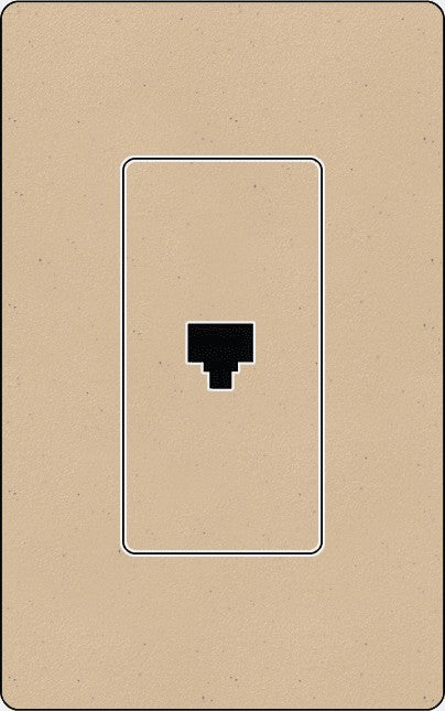 Lutron SC-PJ Designer Style (Satin) Phone Jack - Ready Wholesale Electric Supply and Lighting