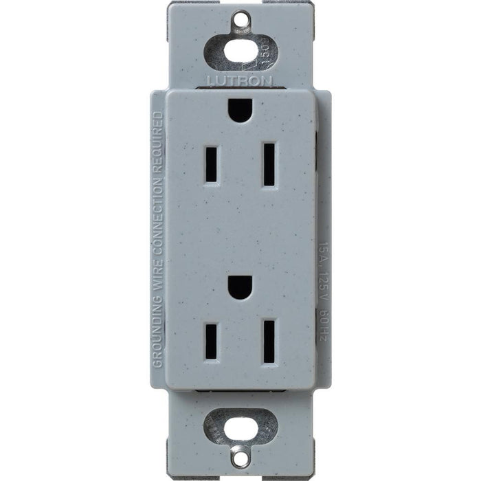 Lutron SCR-15 Claro (Satin) 15 Amp Receptacle - Ready Wholesale Electric Supply and Lighting