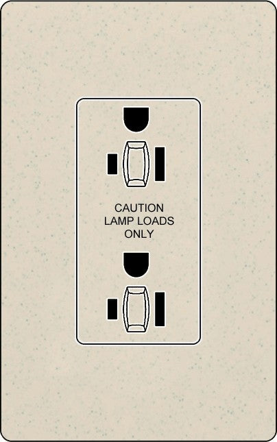 Lutron SCR-20-DDTR Designer Style (Satin) 20A Dual-Dimming Tamper Resistant Receptacle - Ready Wholesale Electric Supply and Lighting