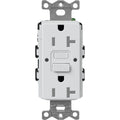 Lutron SCR-20-GFST Designer Style (Satin) 20A Self-Testing, GFCI, Tamper Resistant Receptacle - Ready Wholesale Electric Supply and Lighting