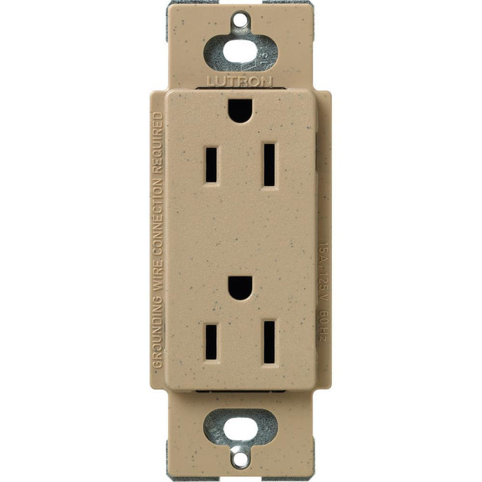 Lutron SCRS-15-TR Designer (Satin) 15A, Tamper Resistant Receptacle - Ready Wholesale Electric Supply and Lighting