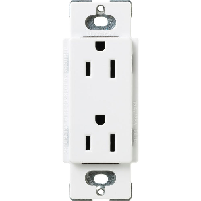 Lutron SCRS-20-TR Designer (Satin) 20A, Tamper Resistant Receptacle - Ready Wholesale Electric Supply and Lighting