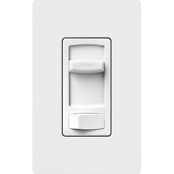 Lutron CT-600PH Skylark Contour 600W Single Pole, Incandescent / Halogen Dimmer in Clamshell Packaging - Ready Wholesale Electric Supply and Lighting