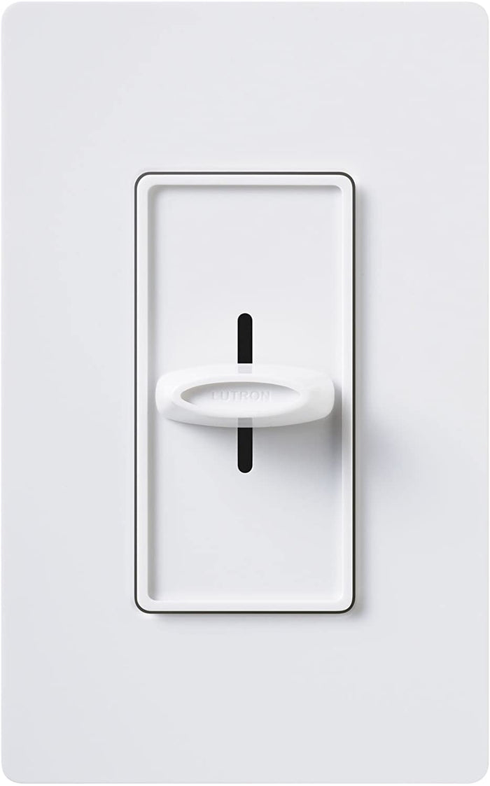 Lutron S-1000 Skylark 1000W, Single Pole, Incandescent / Halogen, Slide-To-Off Dimmer - Ready Wholesale Electric Supply and Lighting