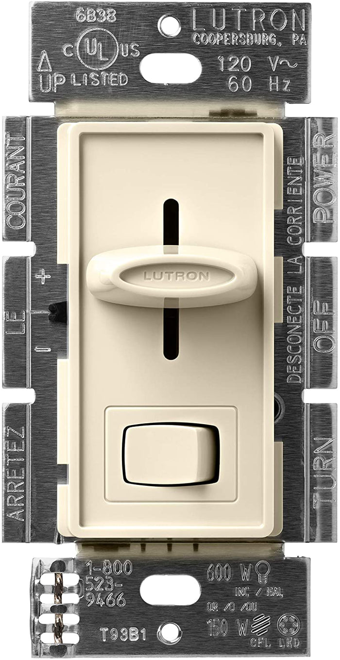 Lutron S-10P Skylark 1000W, Single Pole, Incandescent / Halogen, Preset Dimmer - Ready Wholesale Electric Supply and Lighting