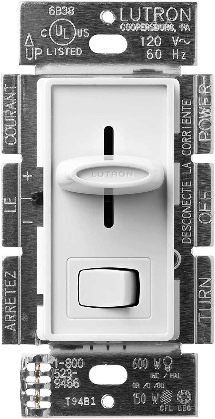 Lutron SF-103P Skylark 120V 8A, Single Pole / 3-Wire, 3-Wire Fluorescent, Preset Dimmer - Ready Wholesale Electric Supply and Lighting