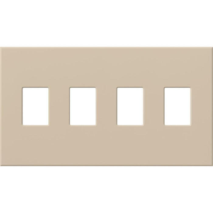Lutron VWP-4 Vareo 4-Gang Wallplate for Four Dimmers / Switches - Ready Wholesale Electric Supply and Lighting