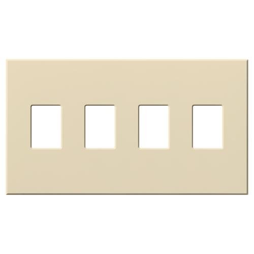 Lutron VWP-4 Vareo 4-Gang Wallplate for Four Dimmers / Switches - Ready Wholesale Electric Supply and Lighting