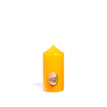 'Madame de Pompadour' Cameo Pillar Candle in Mimosa by Trudon, 15cm