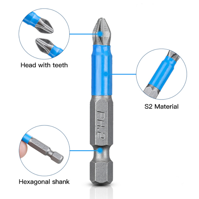 Magnetic Anti-Slip Screw Extractor Set (5pcs)