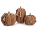 Medium Brown Braided Pumpkin