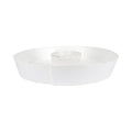 Melamine Lastra White Chip and Dip