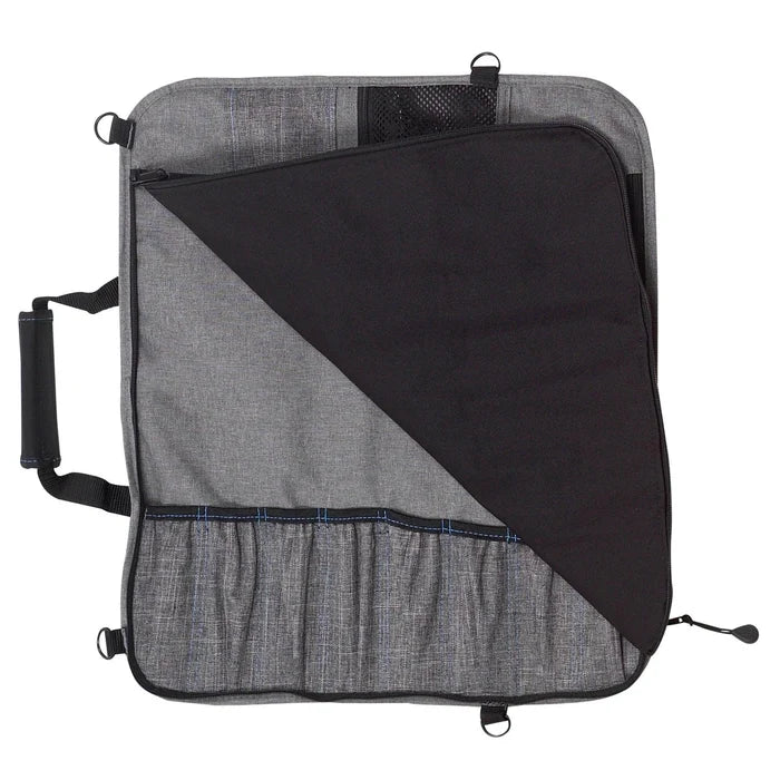 Messermeister Knife Roll: 8 Pocket, Heather Gray
