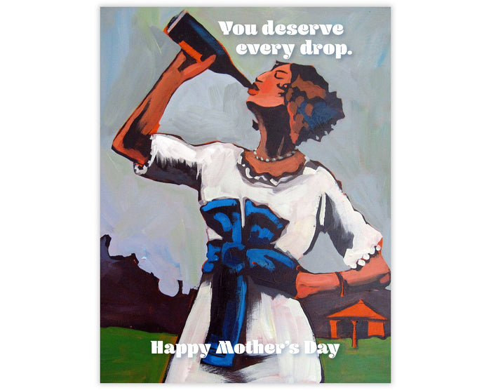 Mother's Day Champagne Card - Idaho Mountain Touring