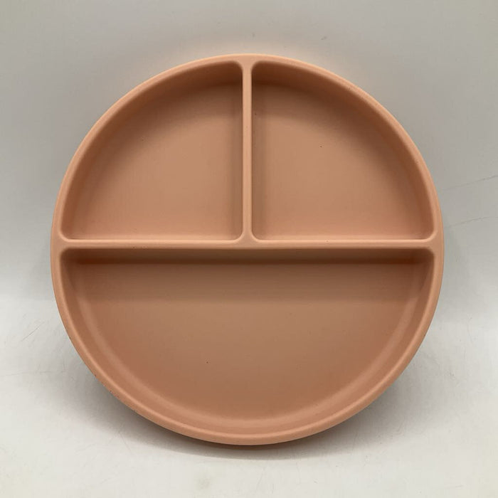 Mushie Pink Silicone Suction Plate