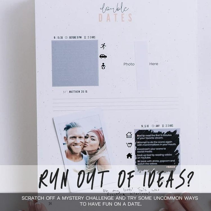 Mystery Date Challenge Scrapbook Journal