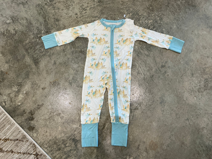 Nativity Zipper Onesie