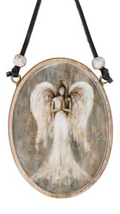 Natural Wood Religious Ornament