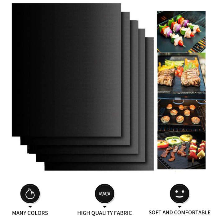 Non-Stick BBQ Grill Mat - 2pcs