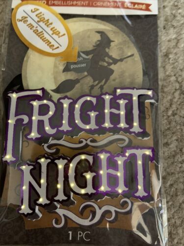 Paper House 3D LED FRIGHT NIGHT Shimmer Embellishment - SCRAPBOOKFARE