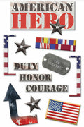Paper House American Hero Dimensional Sticker - SCRAPBOOKFARE