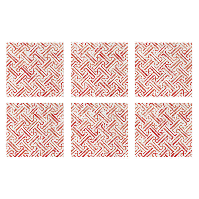 Papersoft Greek Key Cocktail Napkins