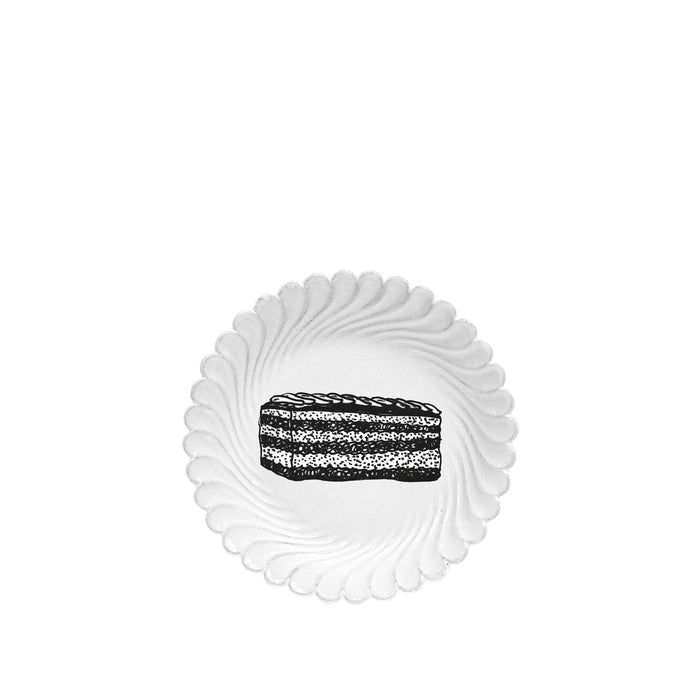 Peggy Scalloped Soup Plate by Astier de Villatte, 18.5cm