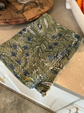 Plumbago Botanical Print Cotton Towel