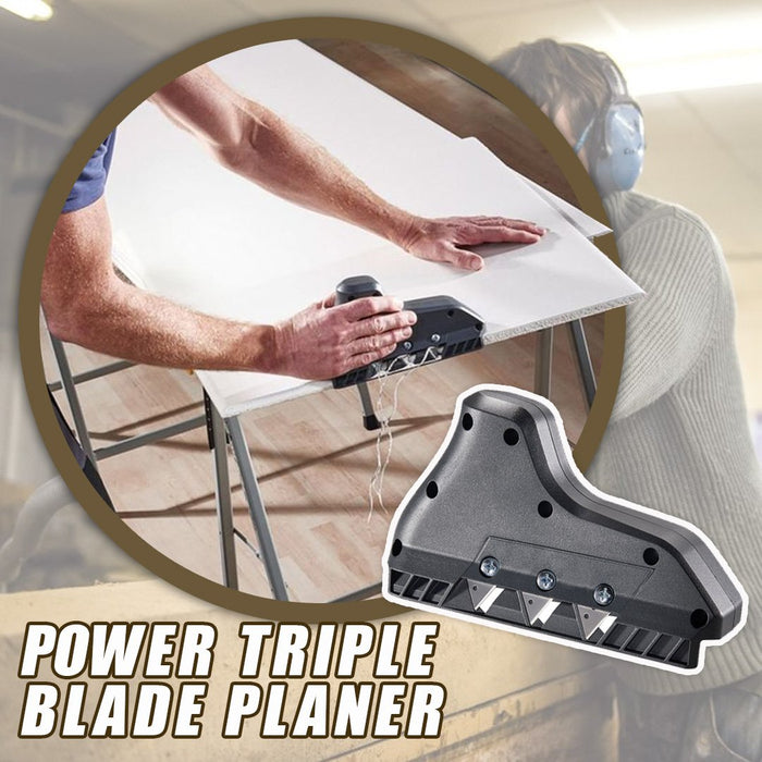 Power Triple Blade Planer
