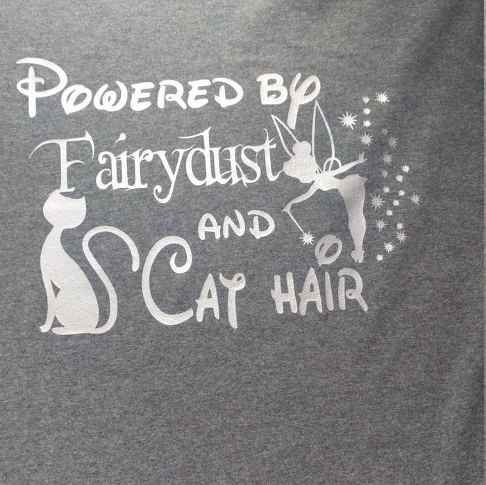 Powered by fairy dust and cat hair shirt