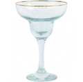 Rainbow Turquoise Margarita Glass