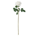 Real Touch Duchess Rose Stem - Pure White