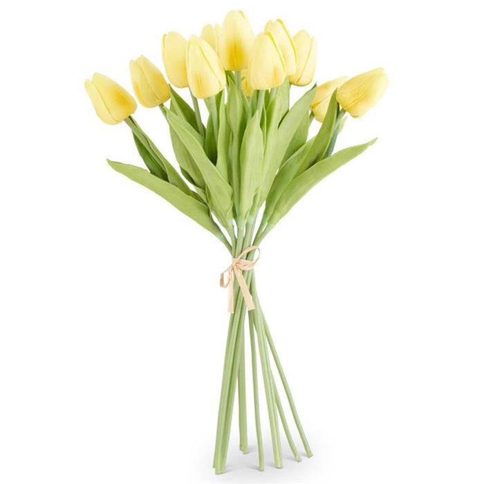 Real Touch Mini Tulip Bundle -  Light Yellow