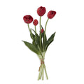 Real Touch Tulip Bud & Bloom Bundle - Red