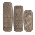 Rectangular Bamboo Basket Weave Tray