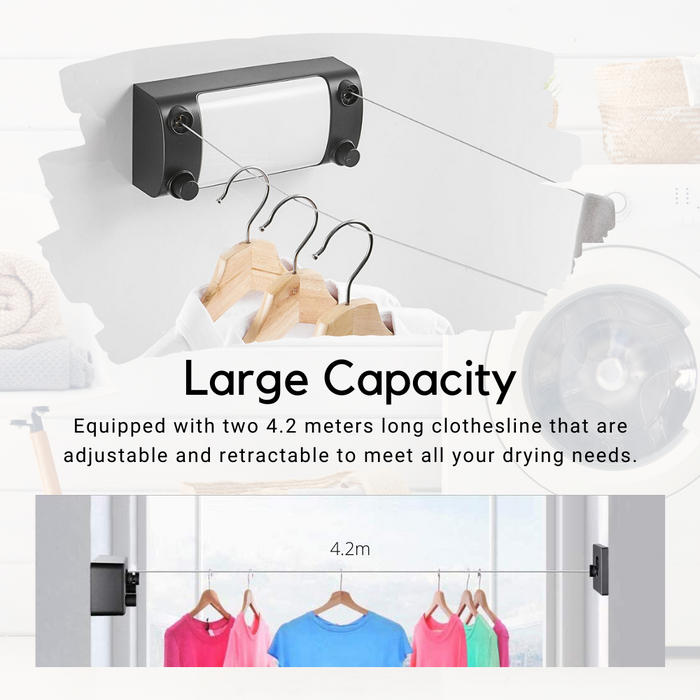 Retractable Clothes Line Dryer